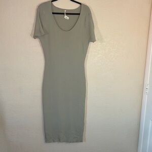 light green Women's Dress stretchy material